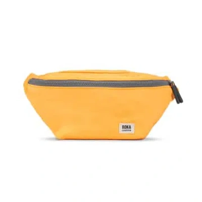 Roka London Cross Body Shoulder And Waist Bag Jubilee Sustainable Nylon In Sorbet Medium Recycled Ny In Gold