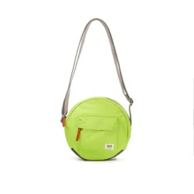 Roka London Ltd Roka London Paddington B Crossbody Small Lime Recycled Nylon In Green