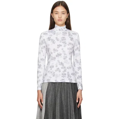 Rokh Abstract-pattern Print High-neck Top In Multi