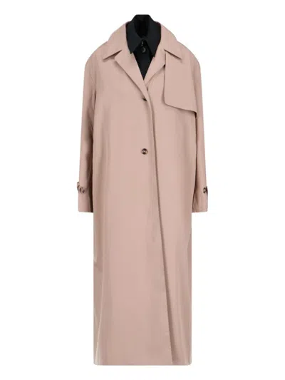 ROKH BEIGE DOUBLE LAYER TRENCH COAT