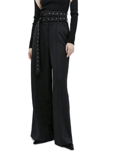 Rokh Rib Bustier With Detached Sleeves In Black