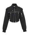 Rokh Black Broken Harrington Jacket In Black