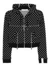 Rokh Broken Hoodie In Black