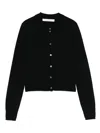 Rokh Button-front Cardigan In Black