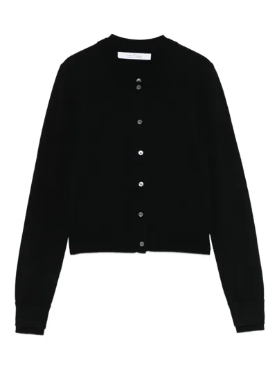 Rokh Button-front Cardigan In Black