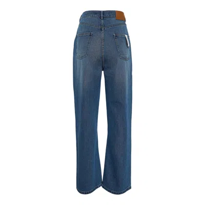Rokh Denim Pants In Blue