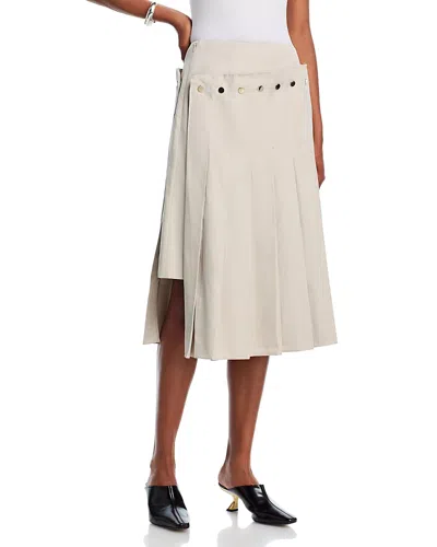 ROKH ROKH DOUBLE LAYER PLEATED SKIRT