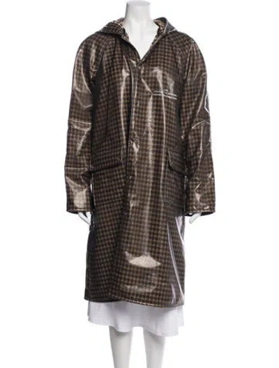 Pre-owned Rokh Houndstooth Print Jacket In Neutral
