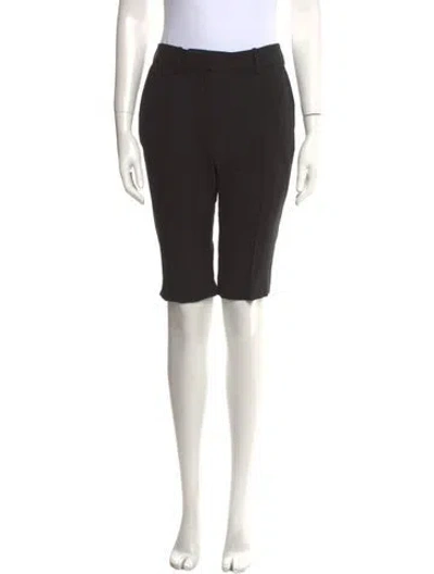 Pre-owned Rokh Knee-length Shorts In Black