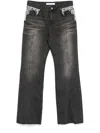 Rokh Lace Detailing Jeans In Black