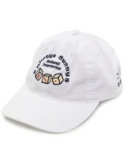 Rokh Logo-patch Cotton Cap In 白色