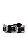 Rokh Multiple-buckle Belt In Black