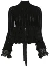 Rokh Open-back Top In 黑色
