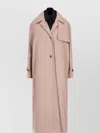 Rokh Beige Double Layer Trench Coat In Pink