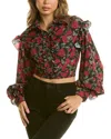 ROKH ROKH ROSE PRINT BLOUSE