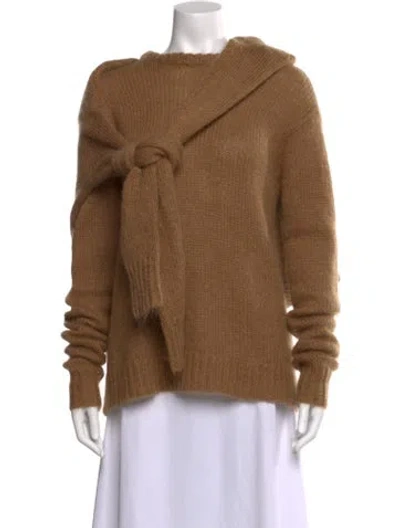 Pre-owned Rokh Scoop Neck Sweater In Neutral