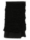 Rokh Scrunched Chiffon Skirt