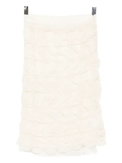 ROKH SCRUNCHED CHIFFON SKIRT