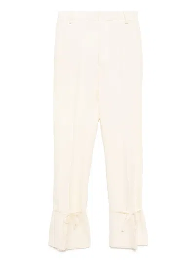 Rokh Ausgestellte Slim-fit-hose In Nude