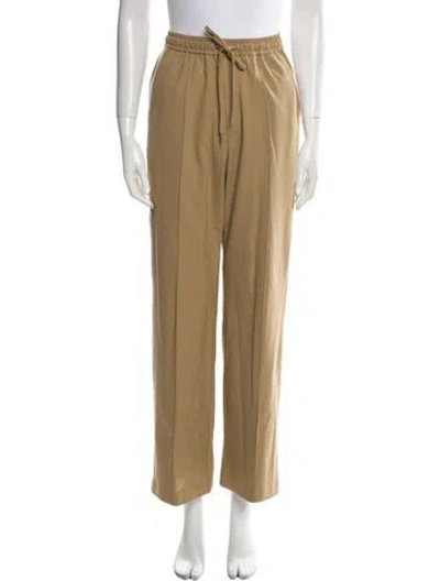 Pre-owned Rokh Straight Leg Pants In Neutral