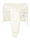 Rokh Tie-fastening Scarf In 白色