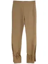 Rokh Tied-hem Trousers In Brown