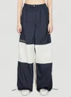Rokh Windbreaker Trousers In Dark Blue