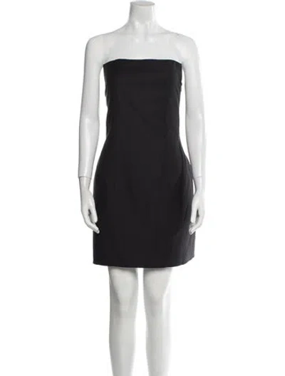 Pre-owned Rokh Wool Mini Dress W/ Tags In Black