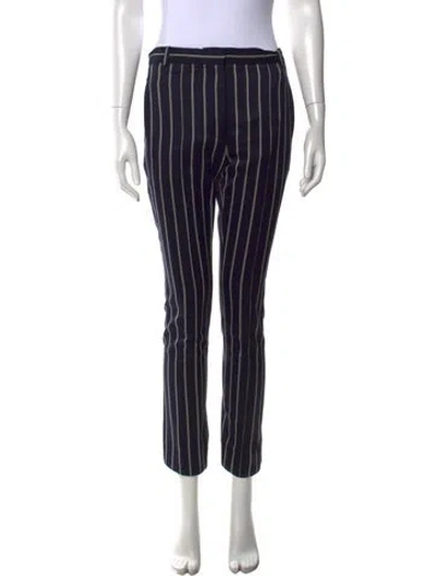 Pre-owned Rokh Wool Straight Leg Pants W/ Tags In Blue