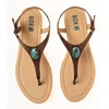 Rokhz Women's Brown 11:11 Chocolate Serpentine With Tibetan Turquoise