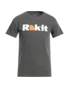 Rokit Man T-shirt Grey Size S Cotton In Grey