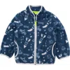 Rokka&rolla Babies'  Adventure Fleece Jacket In Blue
