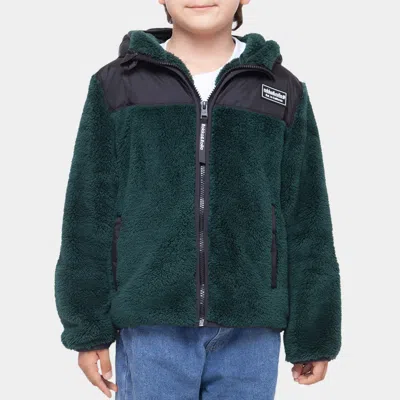 Rokka&rolla Kids' Boy's Faux Shearling Jacket Fleece Hooded Coat In Gray