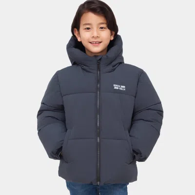 Rokka&rolla Boys' Boxy Winter Coat Kids' Fleece Lined Jacket In Gray
