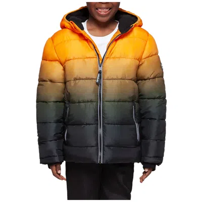 Rokka&rolla Kids' Boys' Heavy Winter Puffer Coat Bubble Jacket In Multi