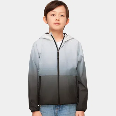 Rokka&rolla Kids' Fleece-lined Windbreaker In Black