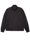 Rokka&rolla Classic Full Zip Bomber Jacket In Black