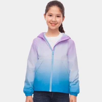 Rokka&rolla Kids' Lightweight Fleece-lined Windbreaker In Blue