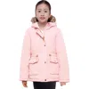 Rokka&rolla Kids' Cozy Fleece-lined Parka In Pink