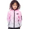 Rokka&rolla Kids' Lightweight Lined Windbreaker In Cotton Candy Space