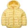 Rokka&rolla Babies'  Toddler Lightweight Puffer Jacket In Yellow Heart