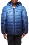 Rokka&rolla Kids' Reversible Lightweight Puffer Jacket In Navy Peony