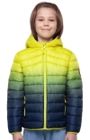 Rokka&rolla Kids' Reversible Lightweight Puffer Jacket In Neon Gradient