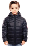 Rokka&rolla Kids' Reversible Lightweight Puffer Jacket In Very Black