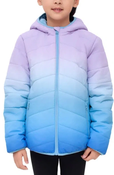 Rokka&rolla Kids' Reversible Soft Fleece Jacket In Blue
