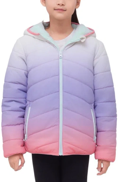 Rokka&rolla Kids' Reversible Soft Fleece Jacket In Blue