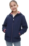 Rokka&rolla Kids' Ripstop Windbreaker Jacket In Navy
