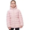 Rokka&rolla Kids' Shower Resistant Puffer Jacket In Pink