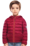 Rokka&rolla Kids' Ultra Light Packable Down Jacket In Burgundy