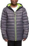 Rokka&rolla Kids' Ultra Light Packable Down Jacket In Charcoal Grey